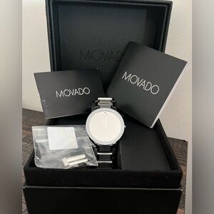 Movado Saphire Mirror Watch 39mm